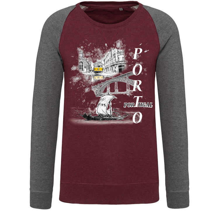 Sweatshirt Bicolor sem capuz Espelho 2