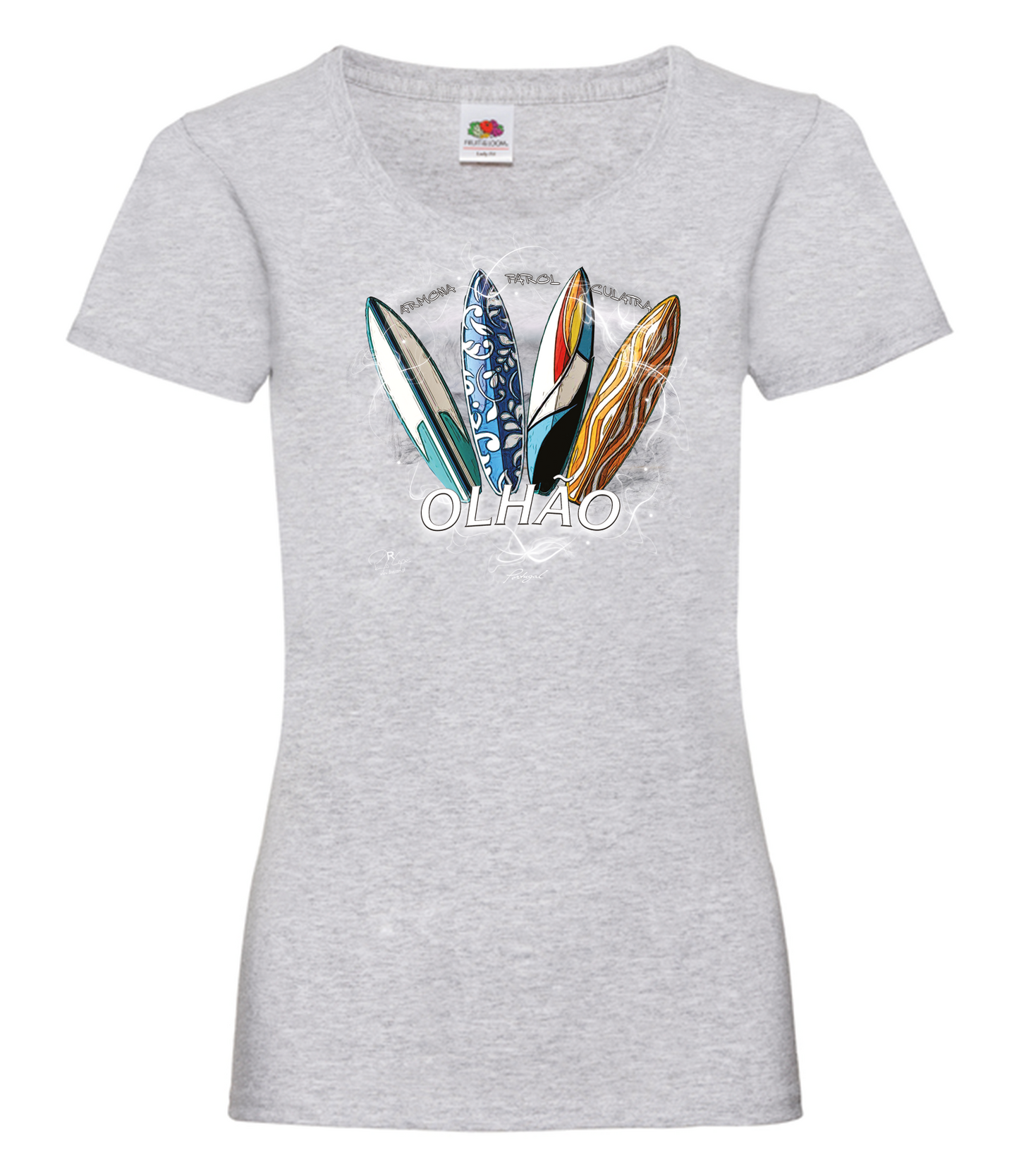 T-shirt Senhora Surfboards Olhão