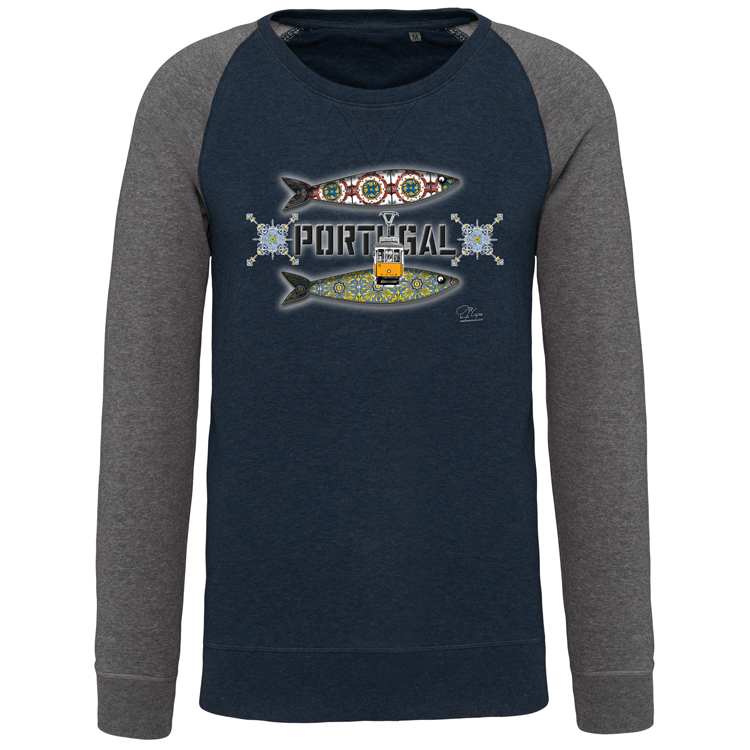 Sweatshirt Bicolor sem capuz Duas Sardinhas Coimbra