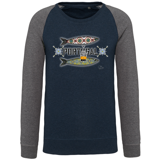 Sweatshirt Bicolor sem capuz Duas Sardinhas Coimbra