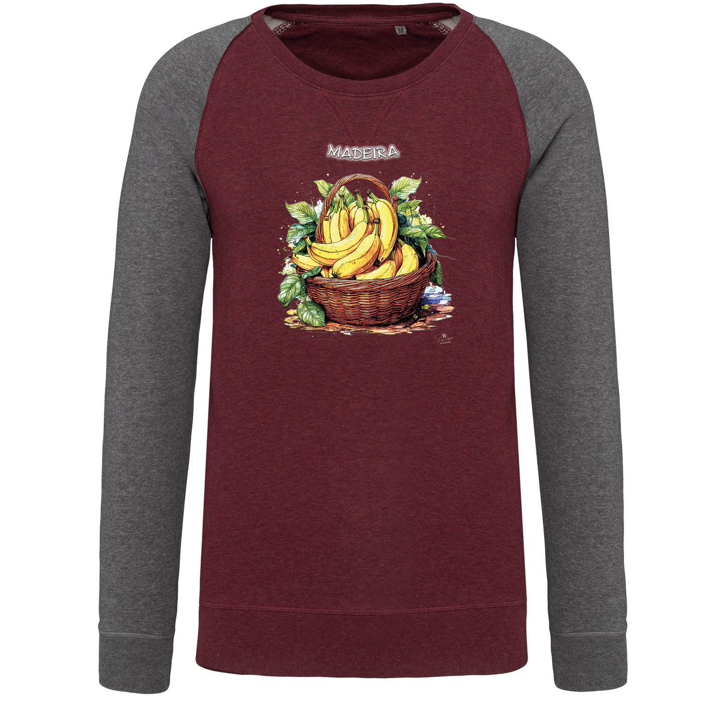 Sweatshirt Bicolor sem capuz Cesto Bananas