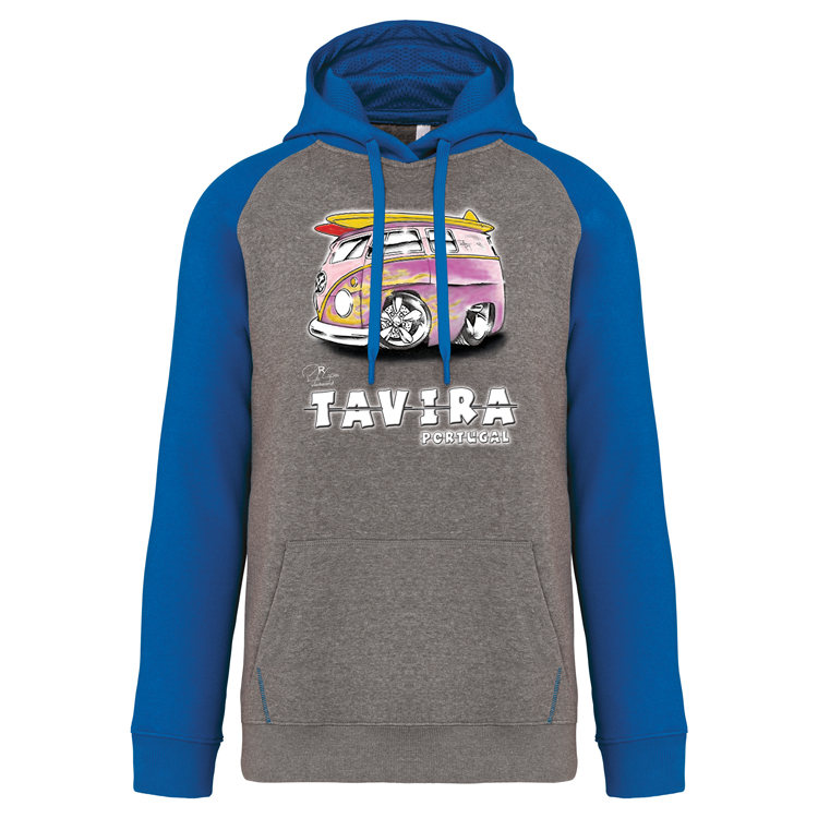 Sweatshirt Bicolor com capuz Gorduxinha Tavira