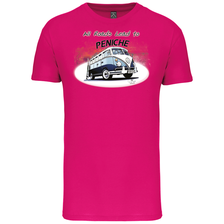 T-Shirt Algodão Biológico All Roads Lead to Peniche