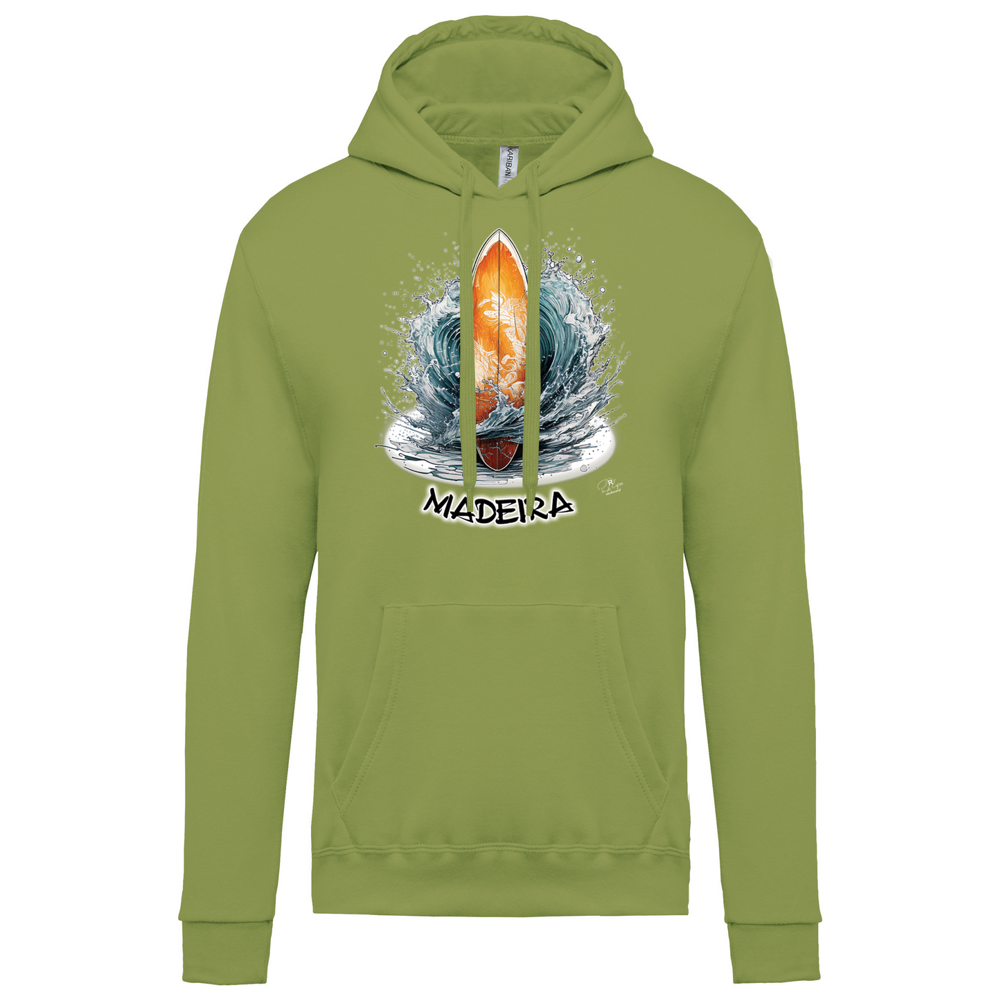 Sweatshirt Kariban com Capuz Prancha Madeira