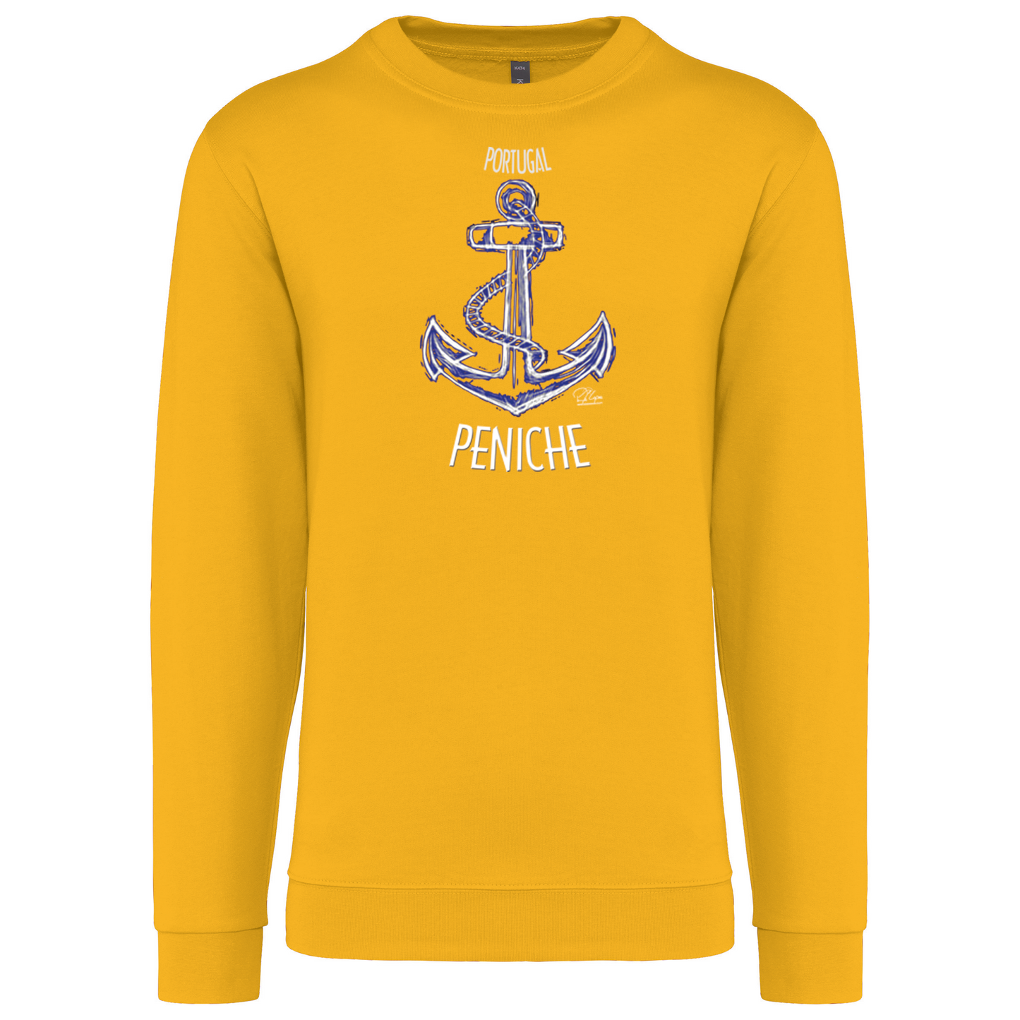 Sweatshirt Kariban sem Capuz Âncora Peniche