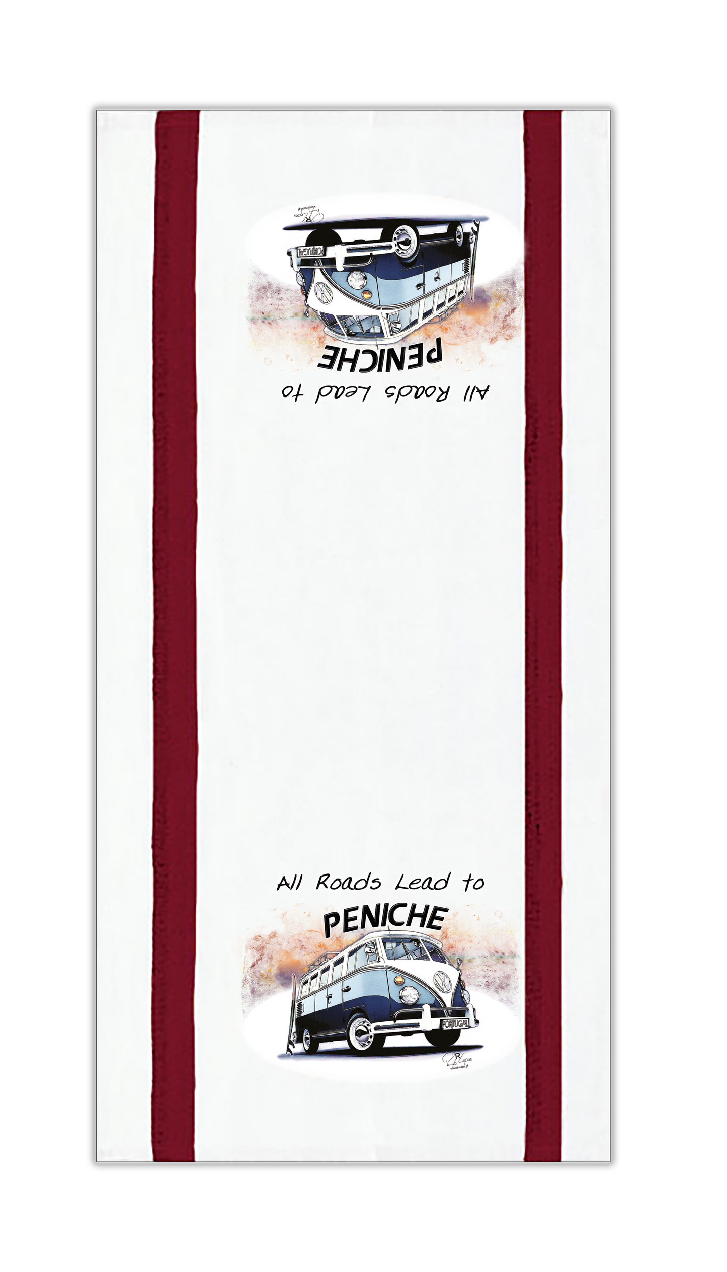 Panos de Cozinha All Roads Lead to Peniche