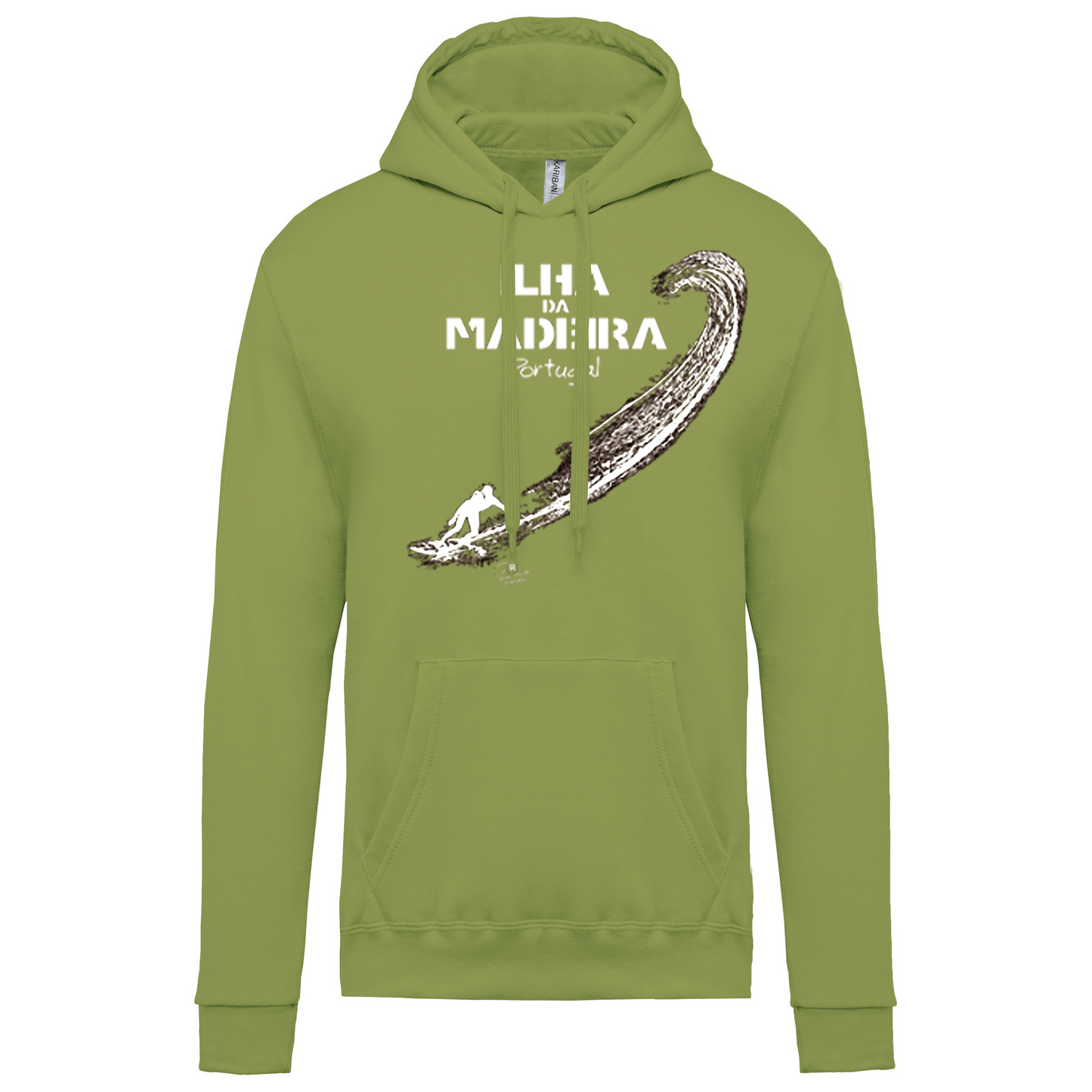 Sweatshirt Kariban com Capuz Surf Ilha da Madeira
