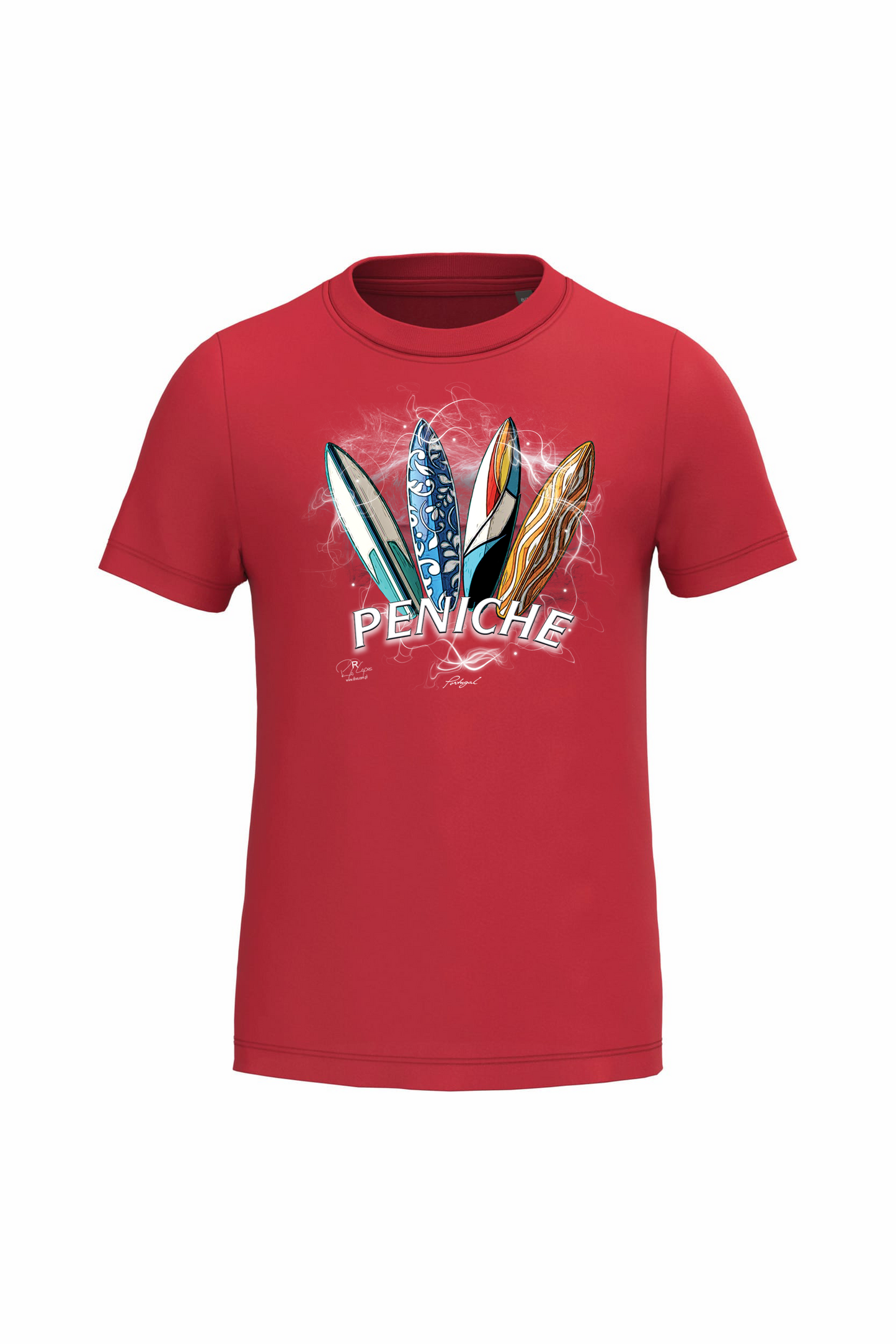 T-shirt de Criança Kariban Surfboards Peniche