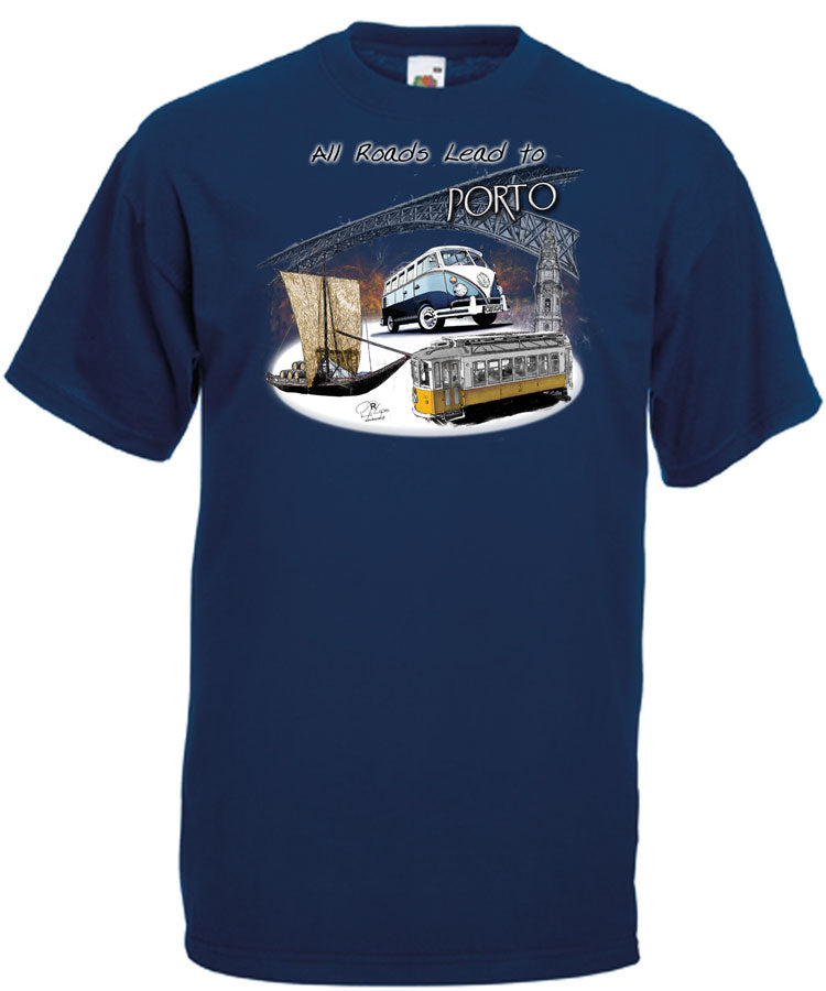 T-shirt All Roads Lead to Porto