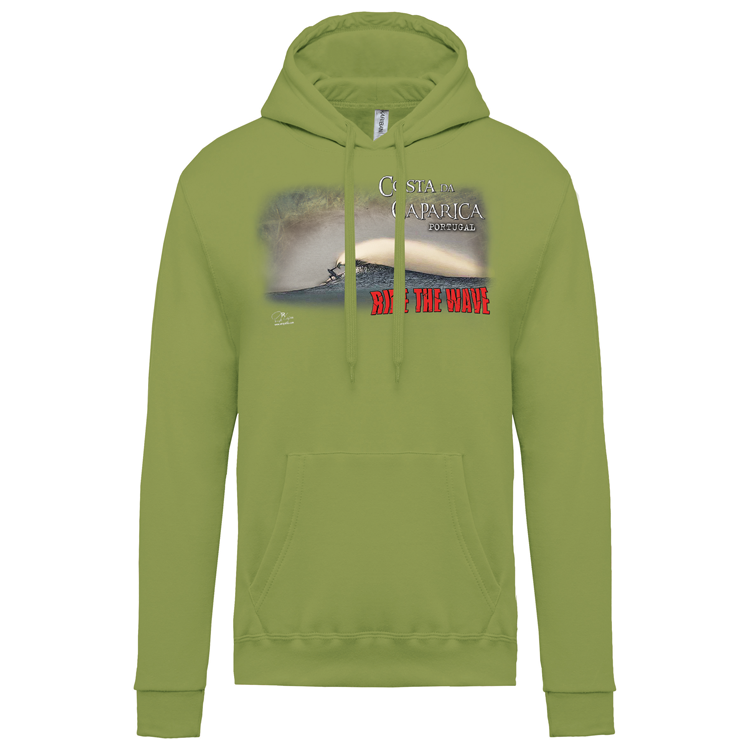 Sweatshirt Kariban com Capuz Ride the Wave Caparica