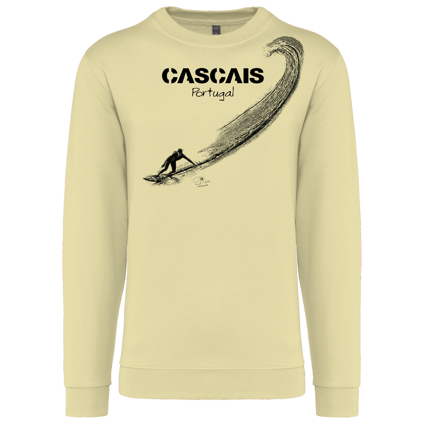 Sweatshirt Kariban sem Capuz Surf Cascais
