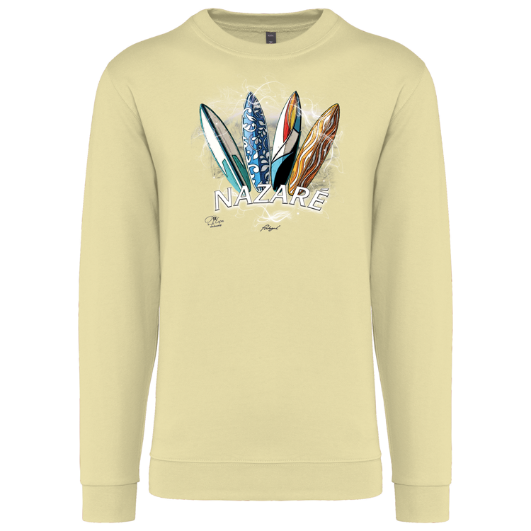 Sweatshirt Kariban sem Capuz Surfboards Nazaré