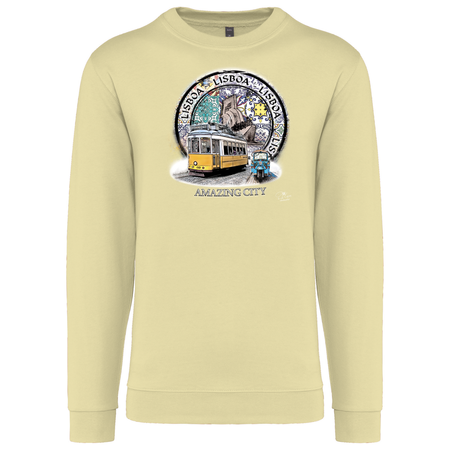 Sweatshirt Kariban sem Capuz Amazing City Lisboa