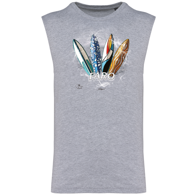 T-shirt Alças Surfboards Faro