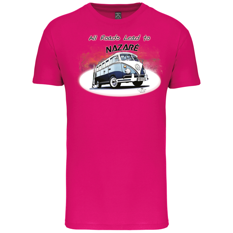 T-Shirt Algodão Biológico All Roads Lead to Nazaré