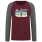 Sweatshirt Bicolor sem capuz Pegadas Albufeira