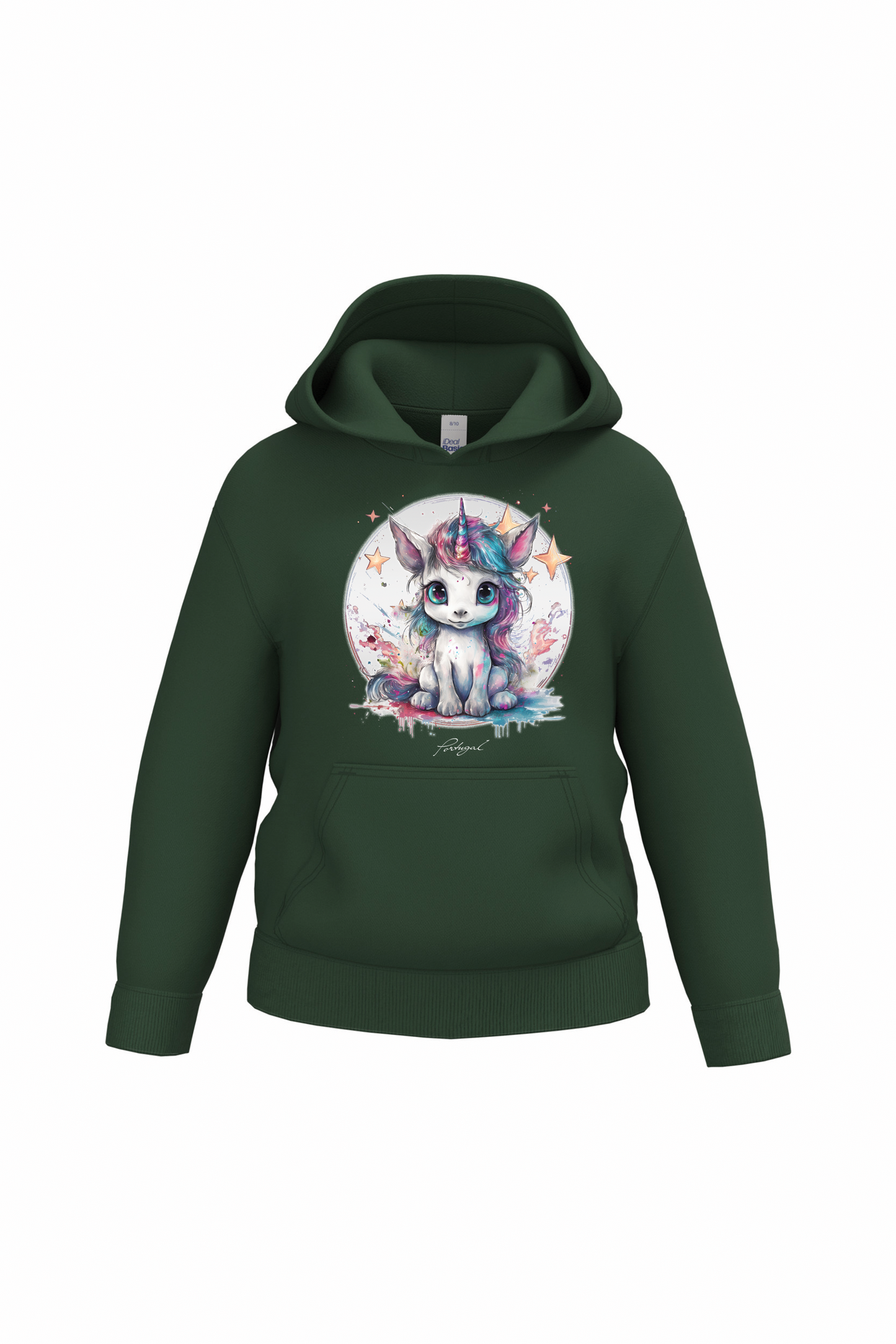 Sweatshirt com capuz Ideal Kids Unicórnio
