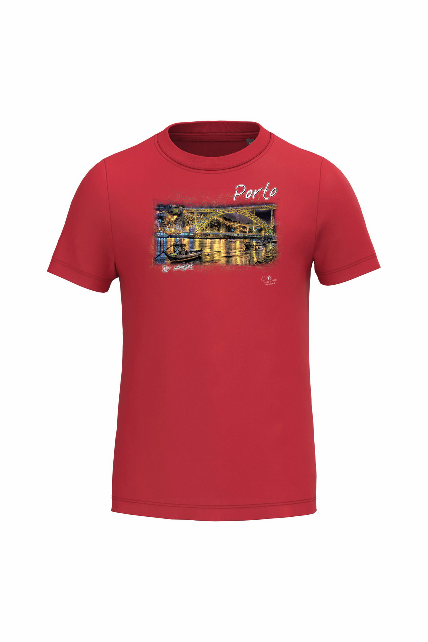 T-shirt de Criança Kariban Porto By Night