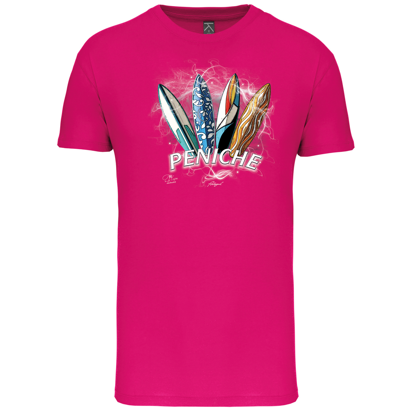 T-Shirt Algodão Biológico Surfboards Peniche
