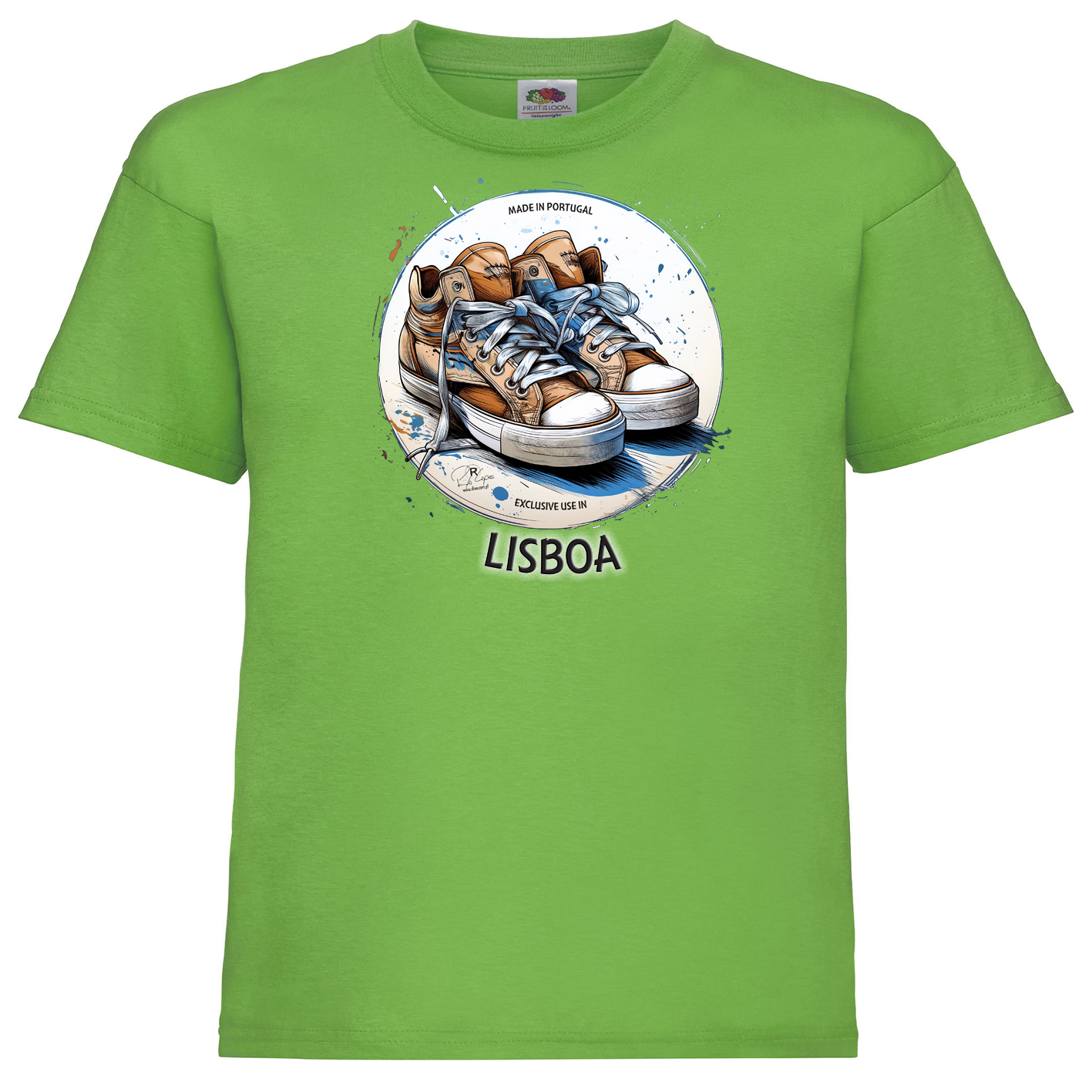 T-shirt Fruit of the Loom Kids Exclusive Lisboa