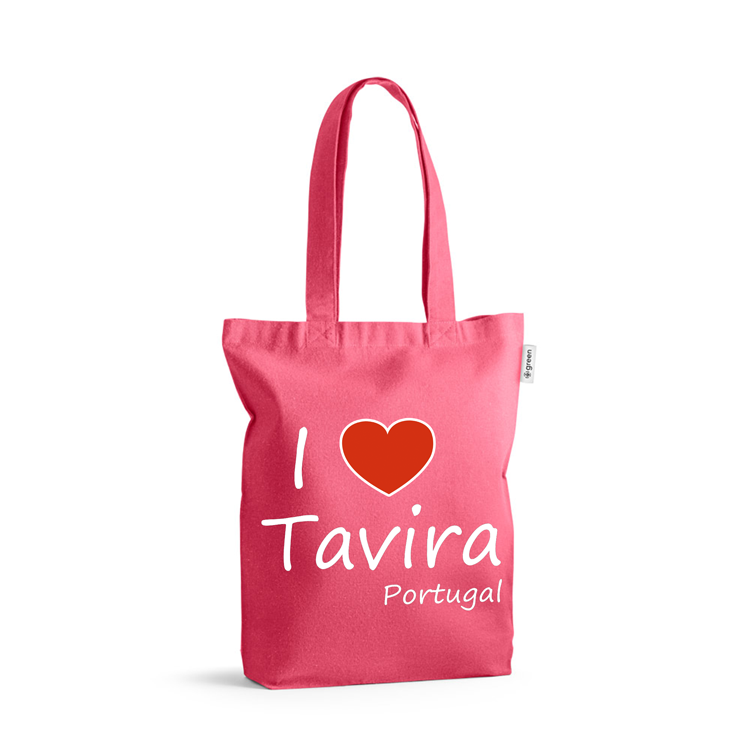 Sacos de Algodão Ecológico 220g I Love Tavira