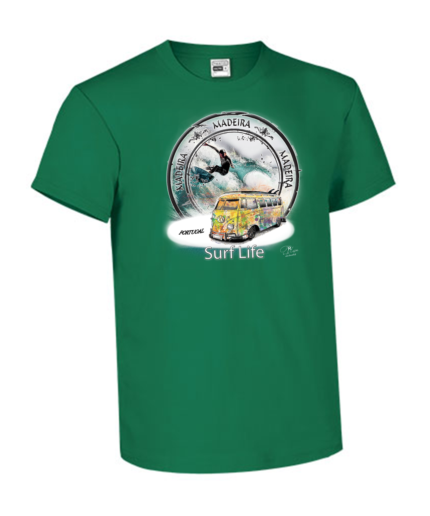 T-shirt Kids Surf Life Ilha da Madeira
