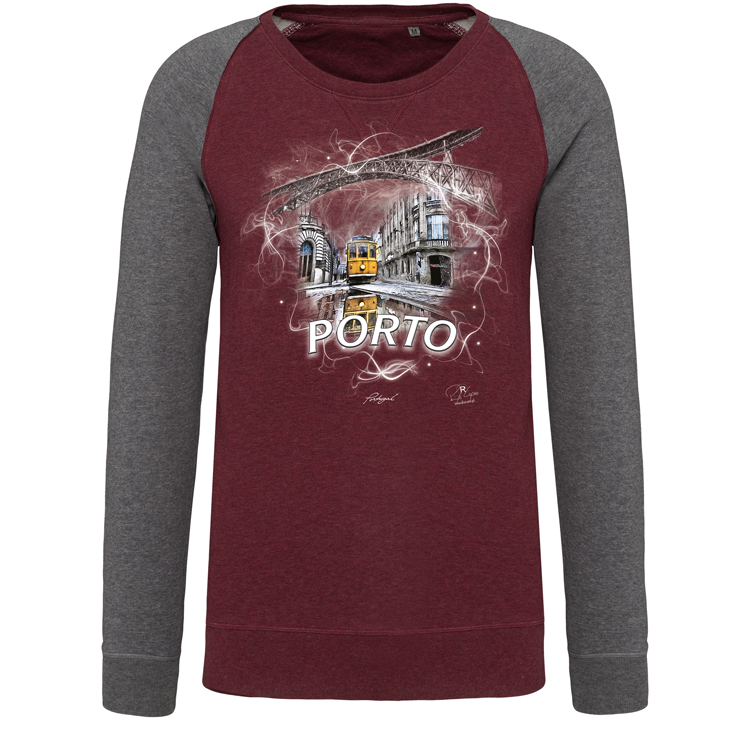 Sweatshirt Bicolor sem capuz Carreira 22