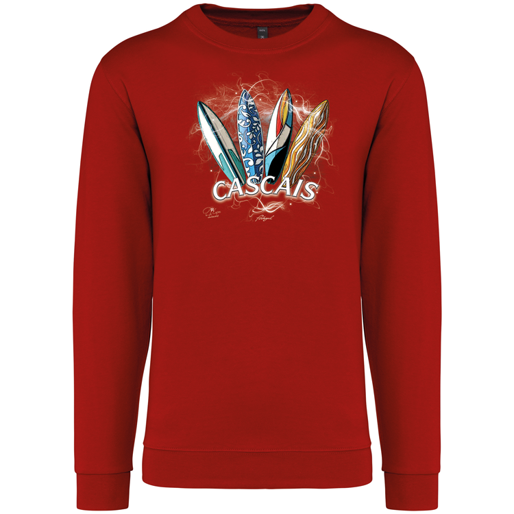 Sweatshirt Kariban sem Capuz Surfboards Cascais
