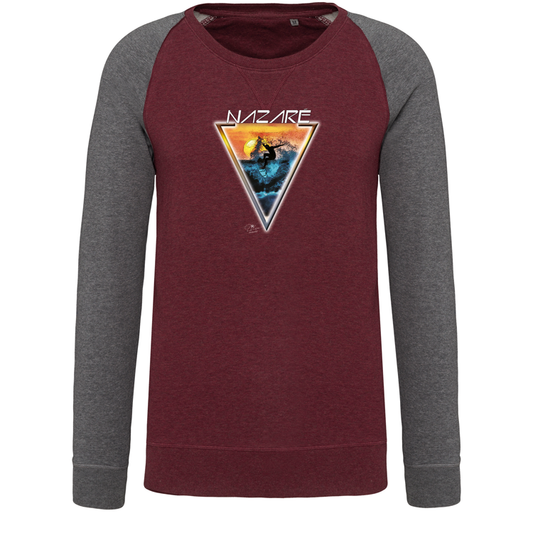 Sweatshirt Bicolor sem capuz Sunset Nazaré