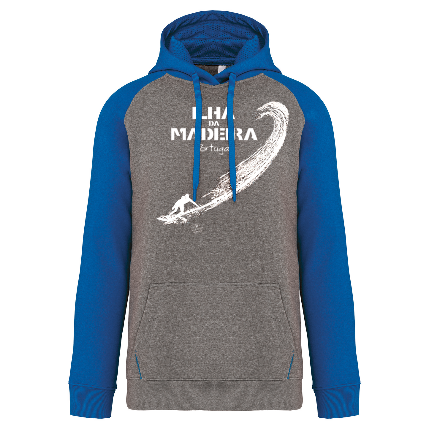 Sweatshirt Bicolor com capuz Ilha da Madeira
