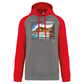 Sweatshirt Bicolor com capuz Ponta do Sol
