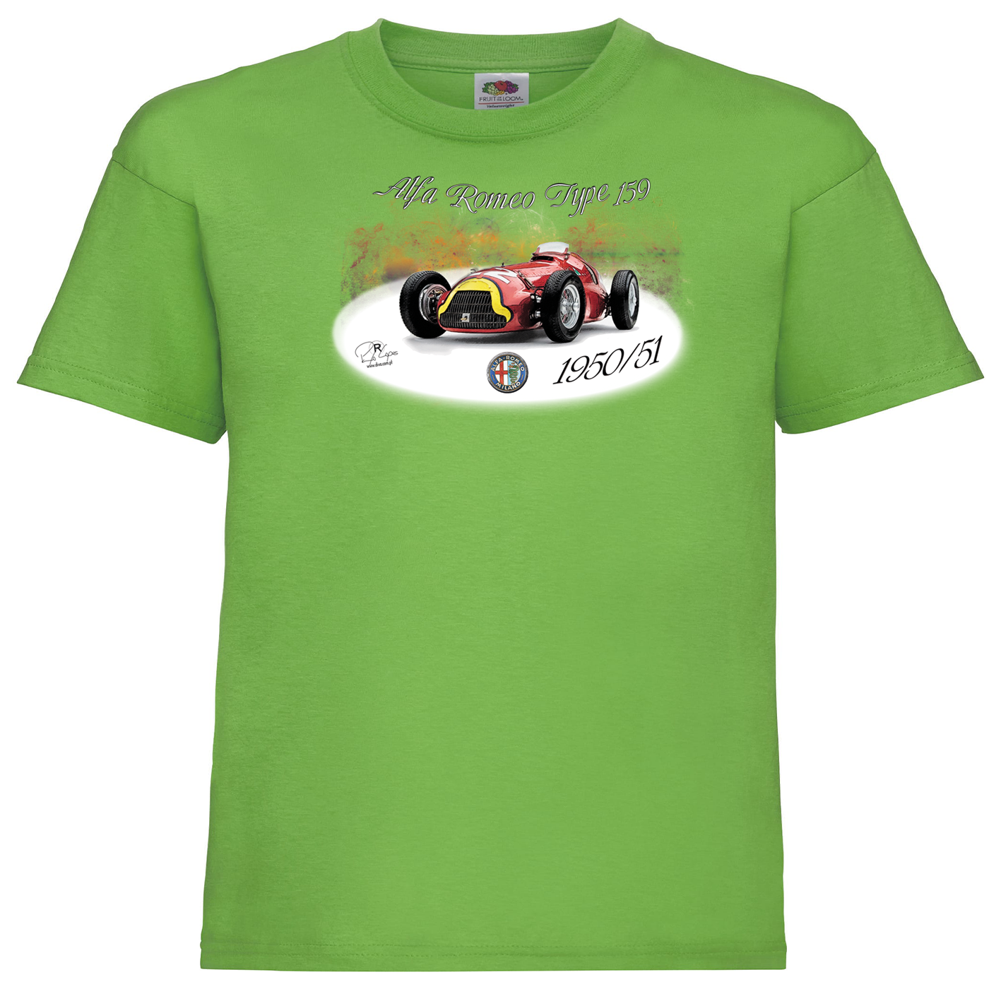 T-shirt Fruit of the Loom Kids Alfa Romeo Type 159