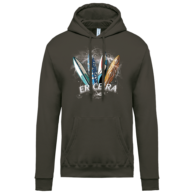 Sweatshirt Kariban com Capuz Surfboards Ericeira