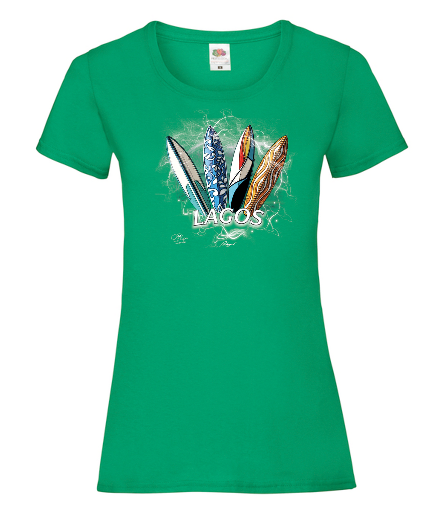 T-shirt Senhora Surfboards Lagos