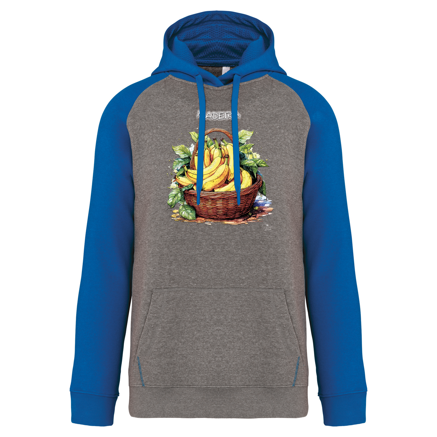 Sweatshirt Bicolor com capuz Cesto Bananas