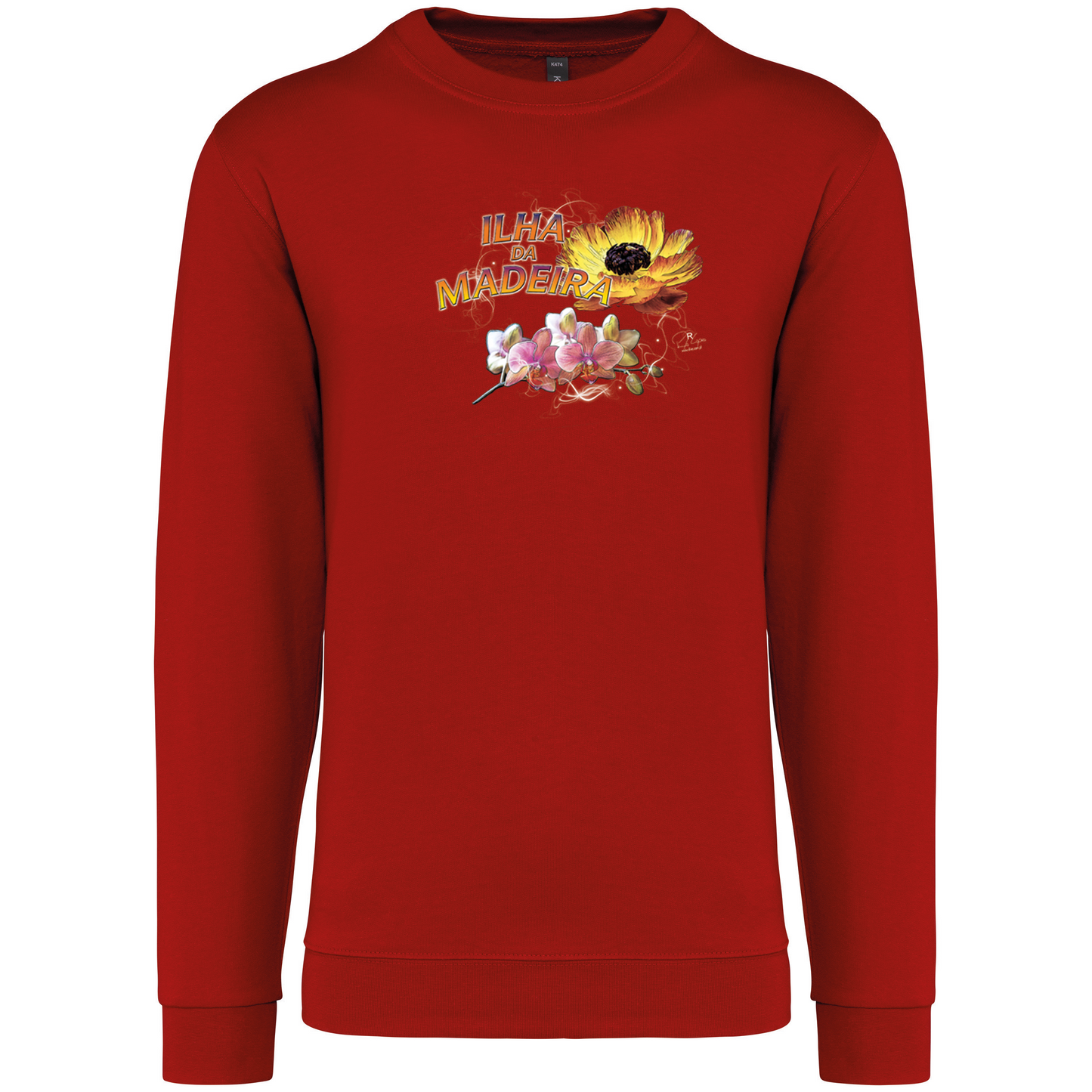 Sweatshirt Kariban sem Capuz Madeira Flowers