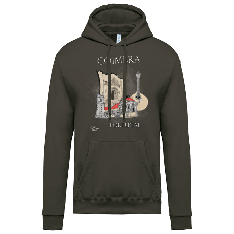 Sweatshirt Kariban com Capuz Sé de Coimbra