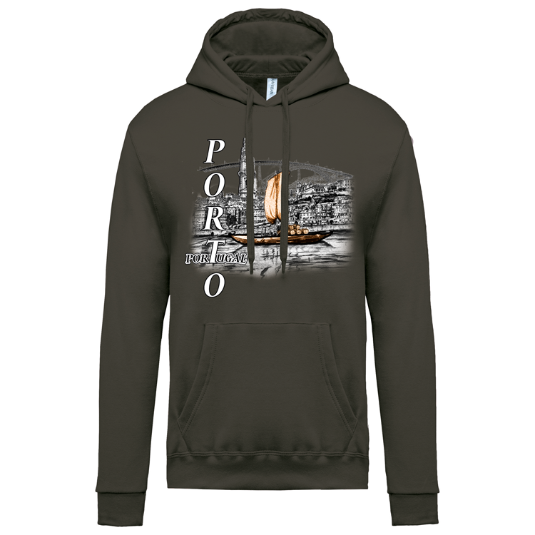 Sweatshirt Kariban com Capuz Ribeira