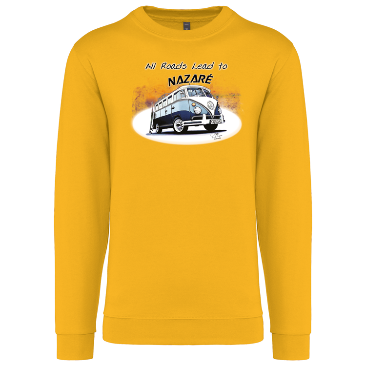Sweatshirt Kariban sem Capuz All Roads Lead to Nazaré
