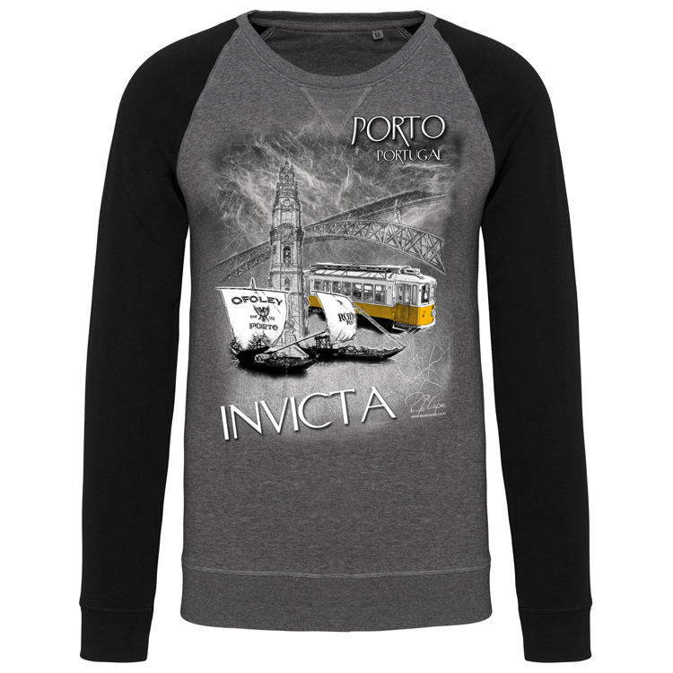 Sweatshirt Bicolor sem capuz Invicta