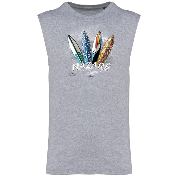 T-shirt Alças Surfboards Nazaré
