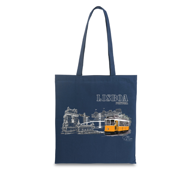 Saco Algodão 140g Monumentos Lisboa