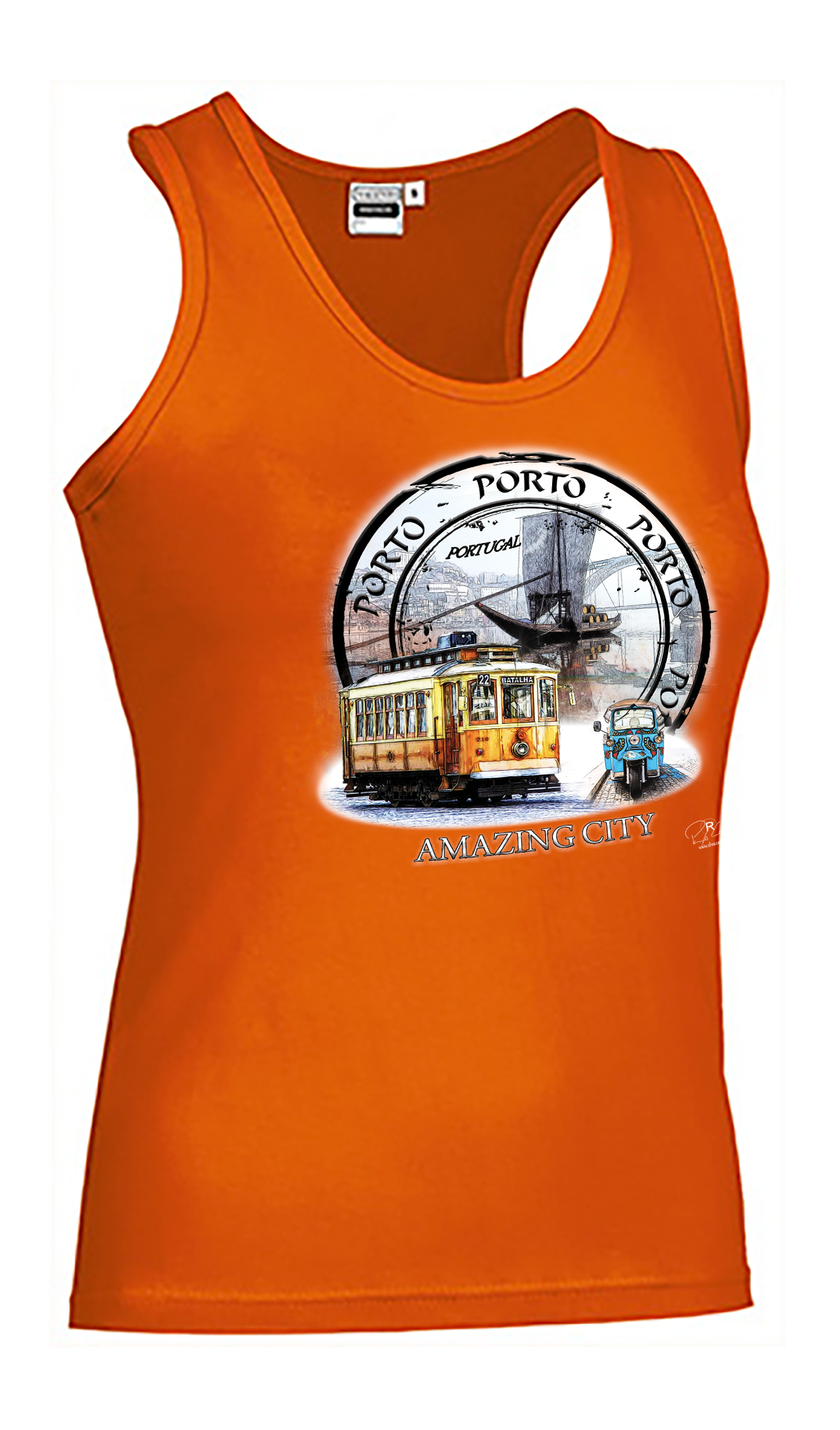 T-shirt Alças Senhora Amazing City Porto