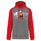 Sweatshirt Bicolor com capuz Pipas