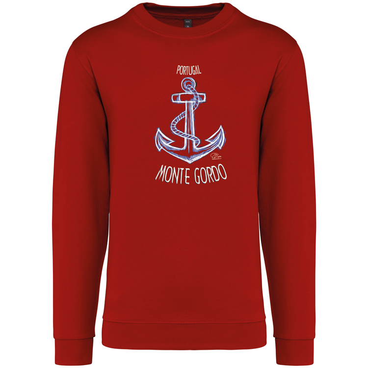 Sweatshirt Kariban sem Capuz Âncora Monte Gordo