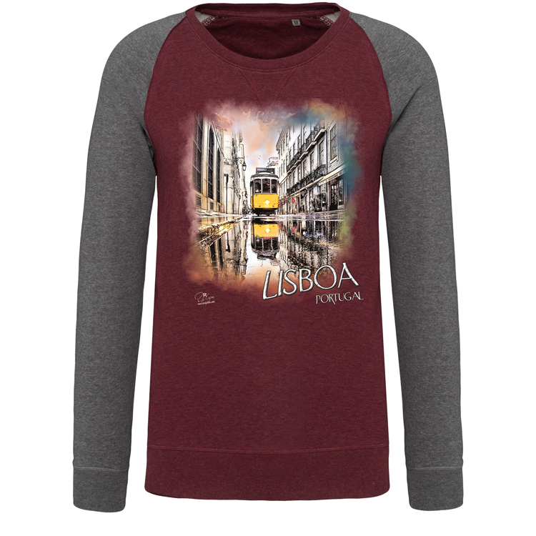 Sweatshirt Bicolor sem capuz Espelho