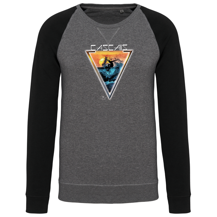 Sweatshirt Bicolor sem capuz Sunset Cascais