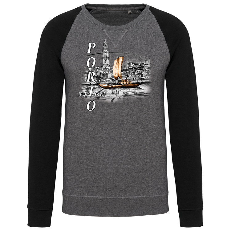 Sweatshirt Bicolor sem capuz Ribeira