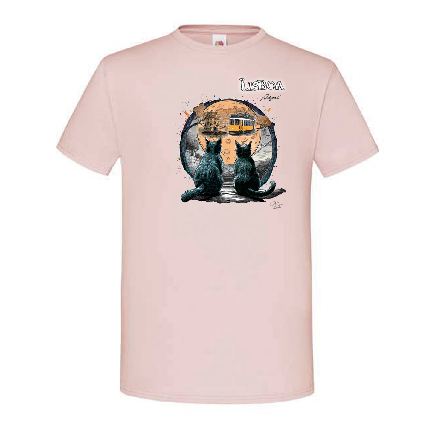 T-shirt Fruit of the Loom, Iconic, 150g, Luar Lisboa
