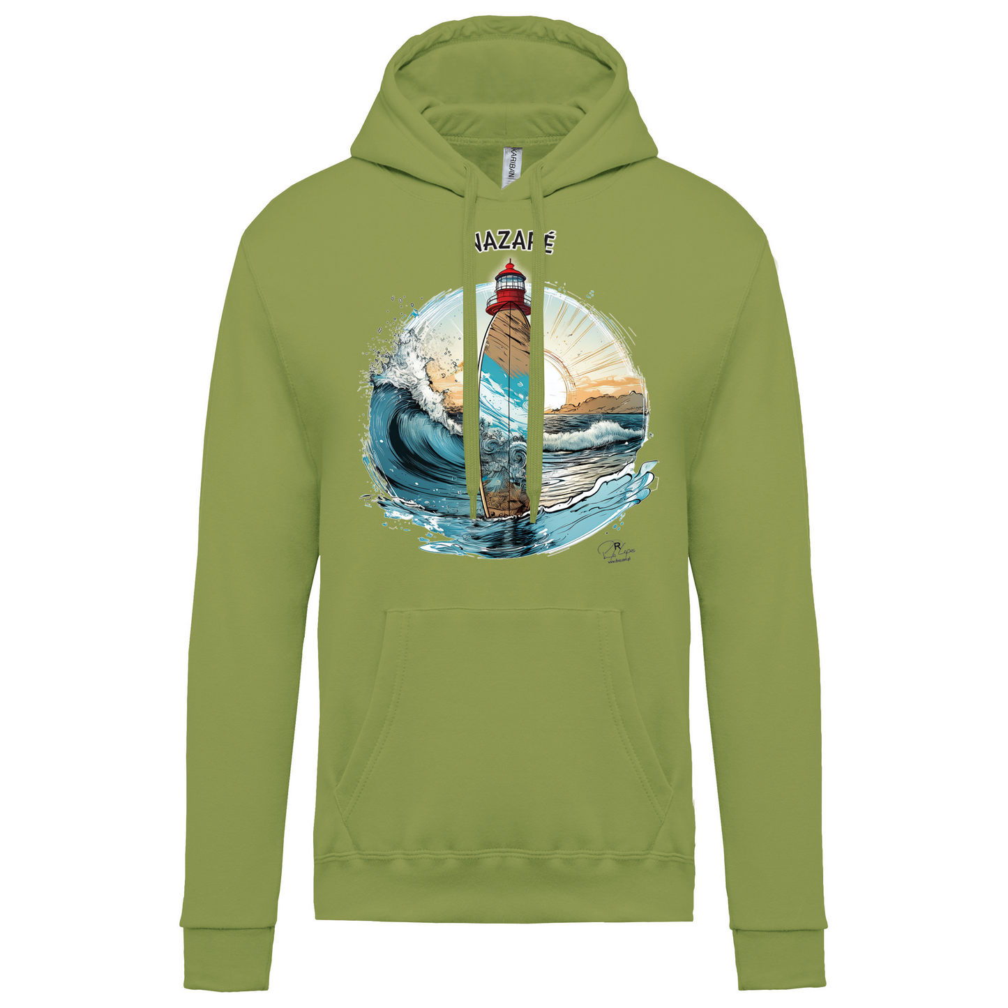 Sweatshirt Kariban com Capuz Sol Nazaré